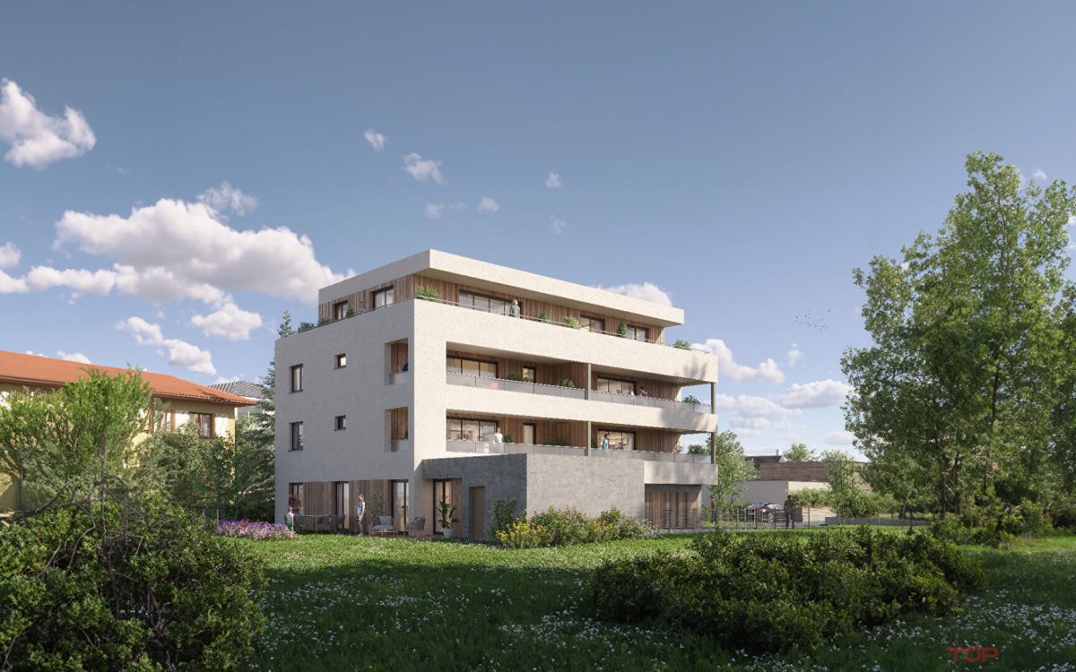 Appartement F3 (91m²) avec un beau jardin et terrasse
