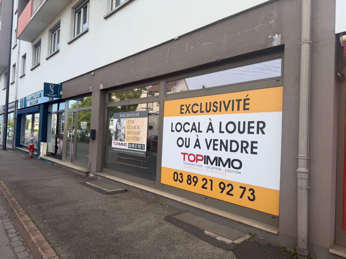 LOCAL COMMERCIAL AVENUE D&rsquo;ALSACE COLMAR