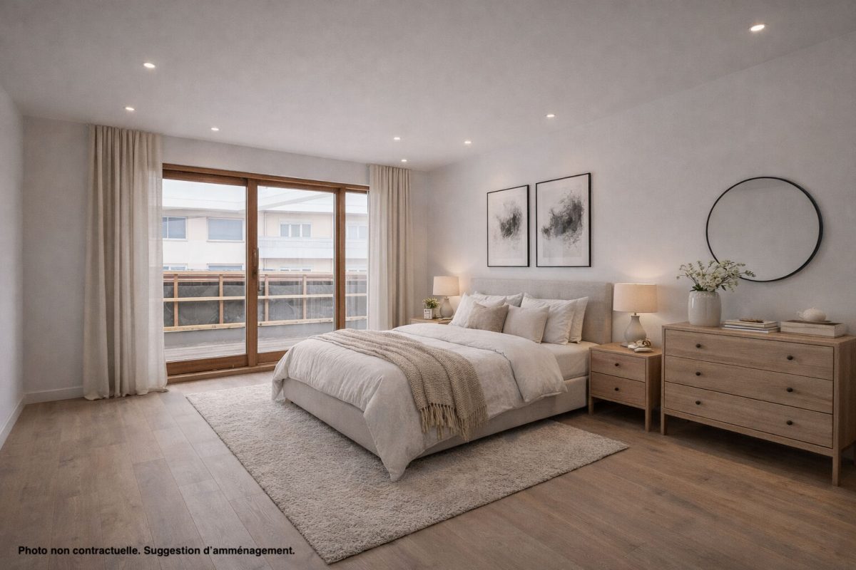 T3 de standing dans résidence neuve