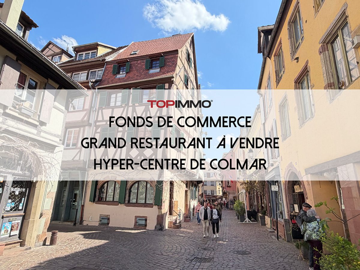 Fonds de commerce Restaurant hyper-centre COLMAR
