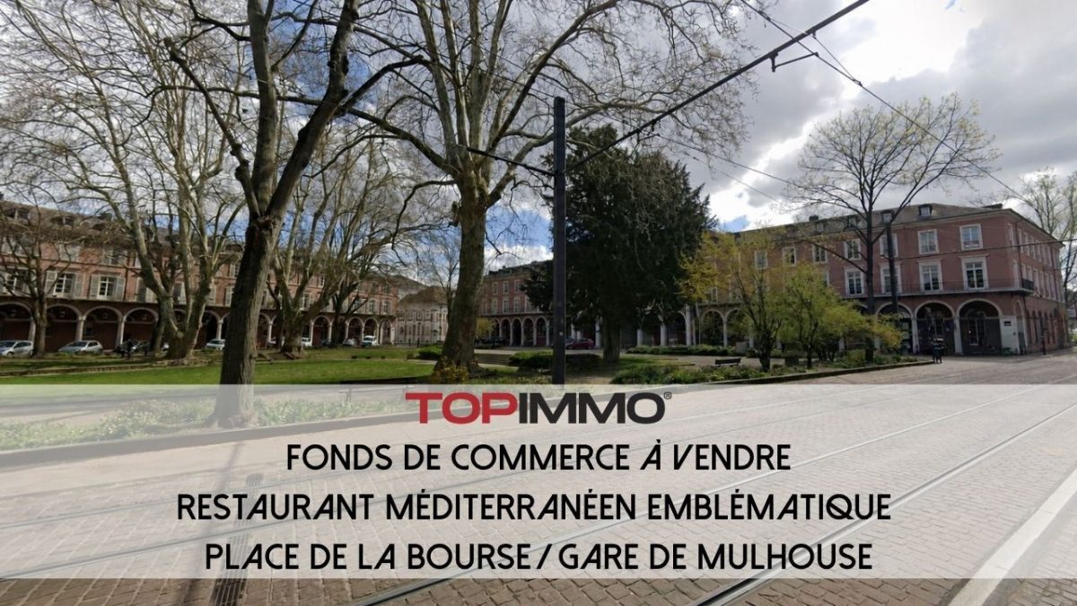 Fonds de commerce Restaurant – Quartier Gare Mulhouse