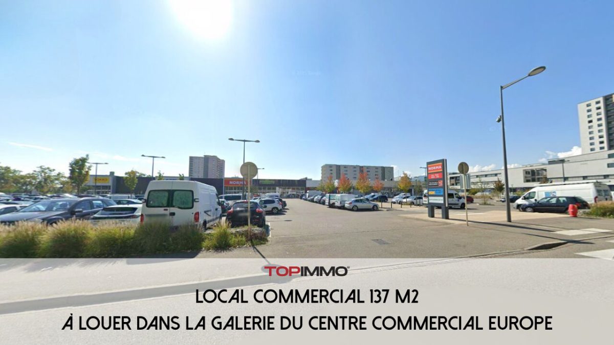 Local commercial à louer de 137m2