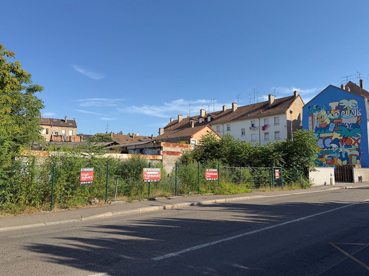 Terrain Mulhouse rue de Bâle 653 m2